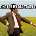 it's been a while since I seen my dad | POV WAITING FOR MY DAD TO GET THE MILK | image tagged in gifs,memes | made w/ Imgflip video-to-gif maker