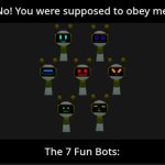 The 7 Fun Bots (Sprunki) meme