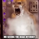 its just kids and npcs | ME SEEING THE DEAD INTERNET THEORY IS NOT A THEORY ANYMORE | image tagged in gifs,npc | made w/ Imgflip video-to-gif maker