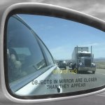 Objects in mirror