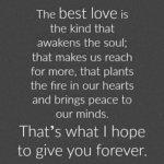 The best love.