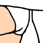 Princess Snow White's White Underwear