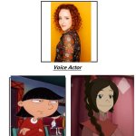 Olivia Hack | image tagged in same voice actor,avatar the last airbender,hey arnold,olivia hack,nickelodeon | made w/ Imgflip meme maker