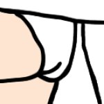 Princess Rapunzel's White Underwear