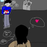 how they met (cringe warning ig) meme
