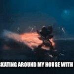 We all did this at least once | 7 Y/O ME SKATING AROUND MY HOUSE WITH SOCKS ON | image tagged in gifs,sonic the hedgehog | made w/ Imgflip video-to-gif maker