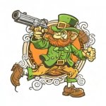 Leprechaun pistolero