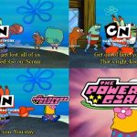 Cartoon Network Europe in 2008-2009 | Ended shows | image tagged in mr krabs except you you stay | made w/ Imgflip meme maker