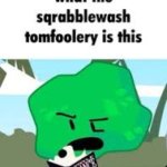 What the sqrabblewash tomfoolery is this