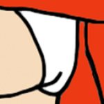 Sailor Mars' White Underwear
