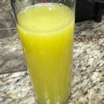 homemade apple & mint & cucumber juice