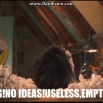 NOTHING!NO IDEAS!USELESS,EMPTY,BRAIN! meme