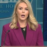 Karoline Leavitt January 2025  first press briefing