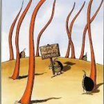 Gary Larson flea prophet