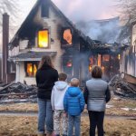 house fire family