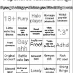 Vaporeons fucktard bingo meme