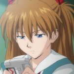 asuka on her phone