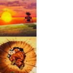Goku and Yamcha