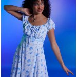 Disney Peter Pan Wendy Floral Midi Dress