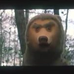 Bear with axe GIF Template