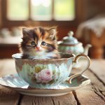 Cat in a cup
