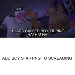 Otis makes which boy fear