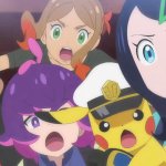 Liko and her friends shocked meme