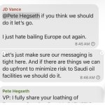 Vance Hegseth Signal Conversation