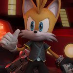 Tails nine thumbs up template