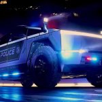 Tesla Cybertruck Cop Car