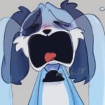 dogpressed crying