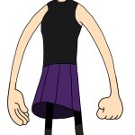 Home Sasha Waybright in her Ponytail Without Her Jacket