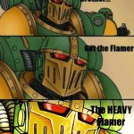 Get the heavy flamer template