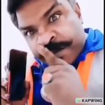 Indian man shushes you GIF Template