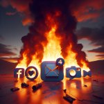 social media companies burning