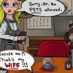 Sorry sir no pets allowed