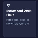 Roster menu