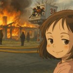 Ghibli disaster girl