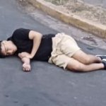 Drunk sleeping