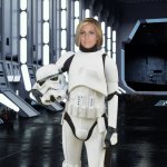 Unhappy female stormtrooper meme