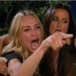 woman yelling