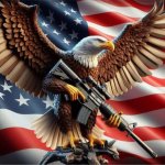 American Eagle with Rifle