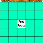 beautiful characters bingo