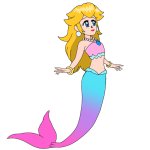 mermaid peach