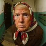 Funny Babushka Trump