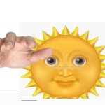 threatening sun