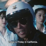 Today is Friday in California template