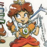 princess daisy on the phone