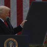 Trump blackboard