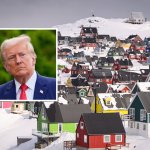 Greenland with Donald Trump Inset